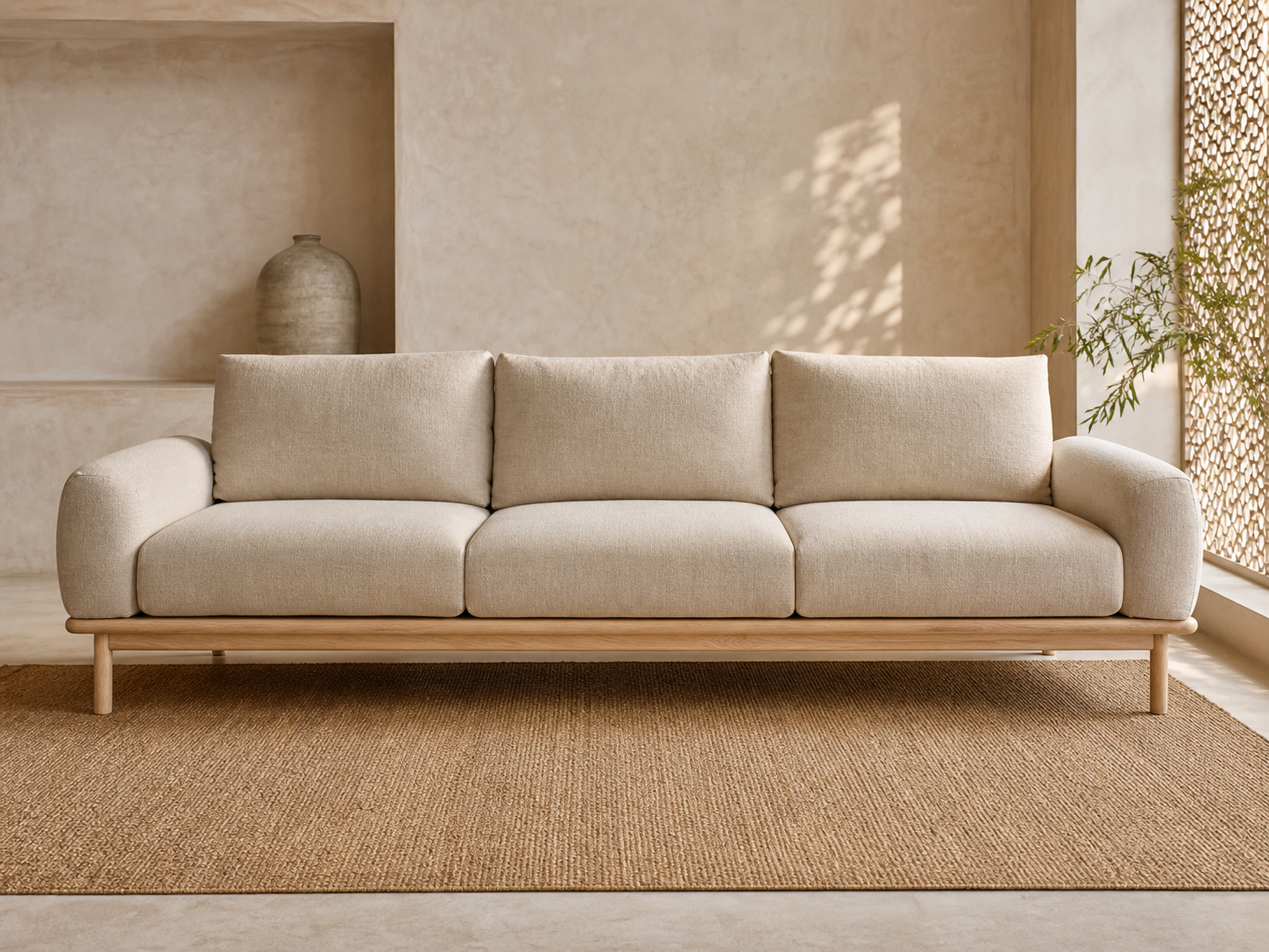 Shanti Japandi Sofa