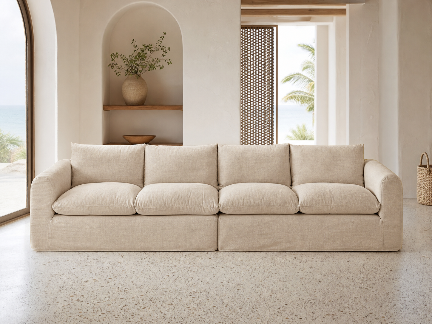 Susegad Slipcover Sofa